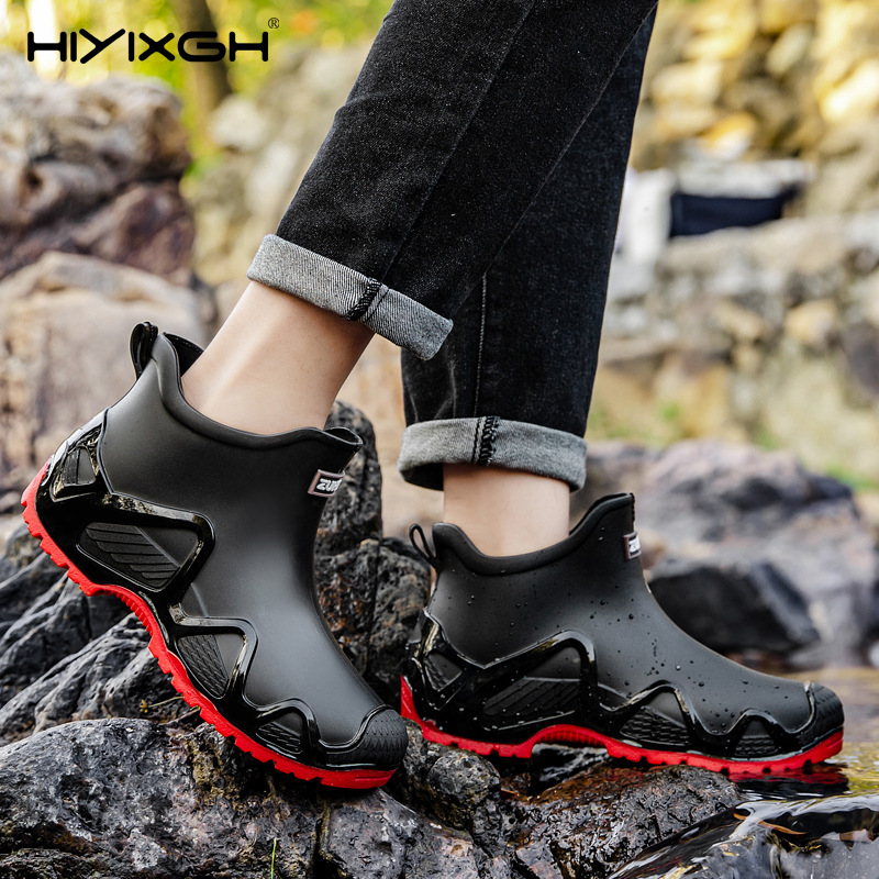 Fishing Boots - أحذية مطر رجالية سميكة مقاومة للماء