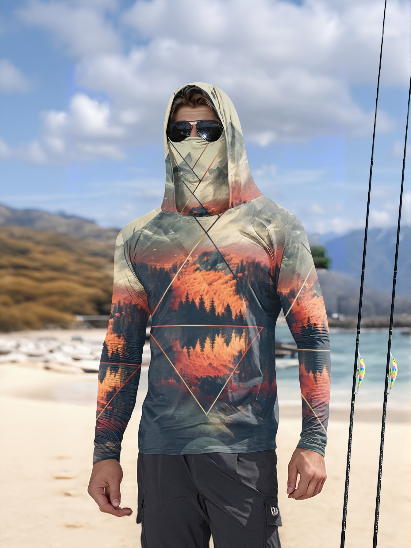 قميص صيد رجالي للأنشطة الخارجي - مراجعة Fishing Hoodie وسعره