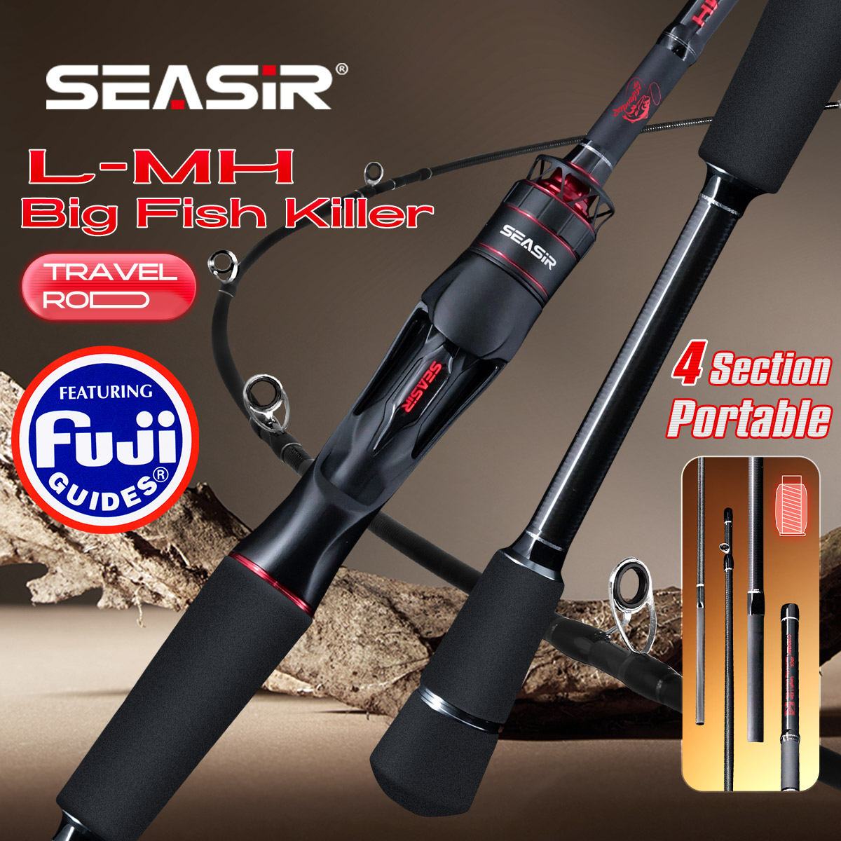 Seasir Salminus XF M/MH صنارة  - مراجعة Kastking Reel Zephyr وسعره