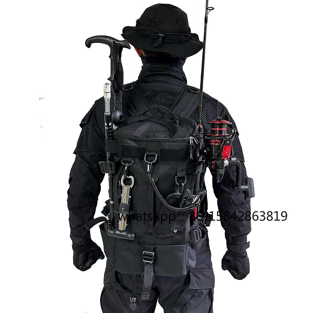 حقيبة صيد، موديل جديد، مقاومة  - مراجعة Fishing Backpack وسعره
